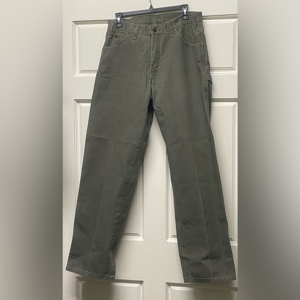 Dickies Sage Green Textured Pants